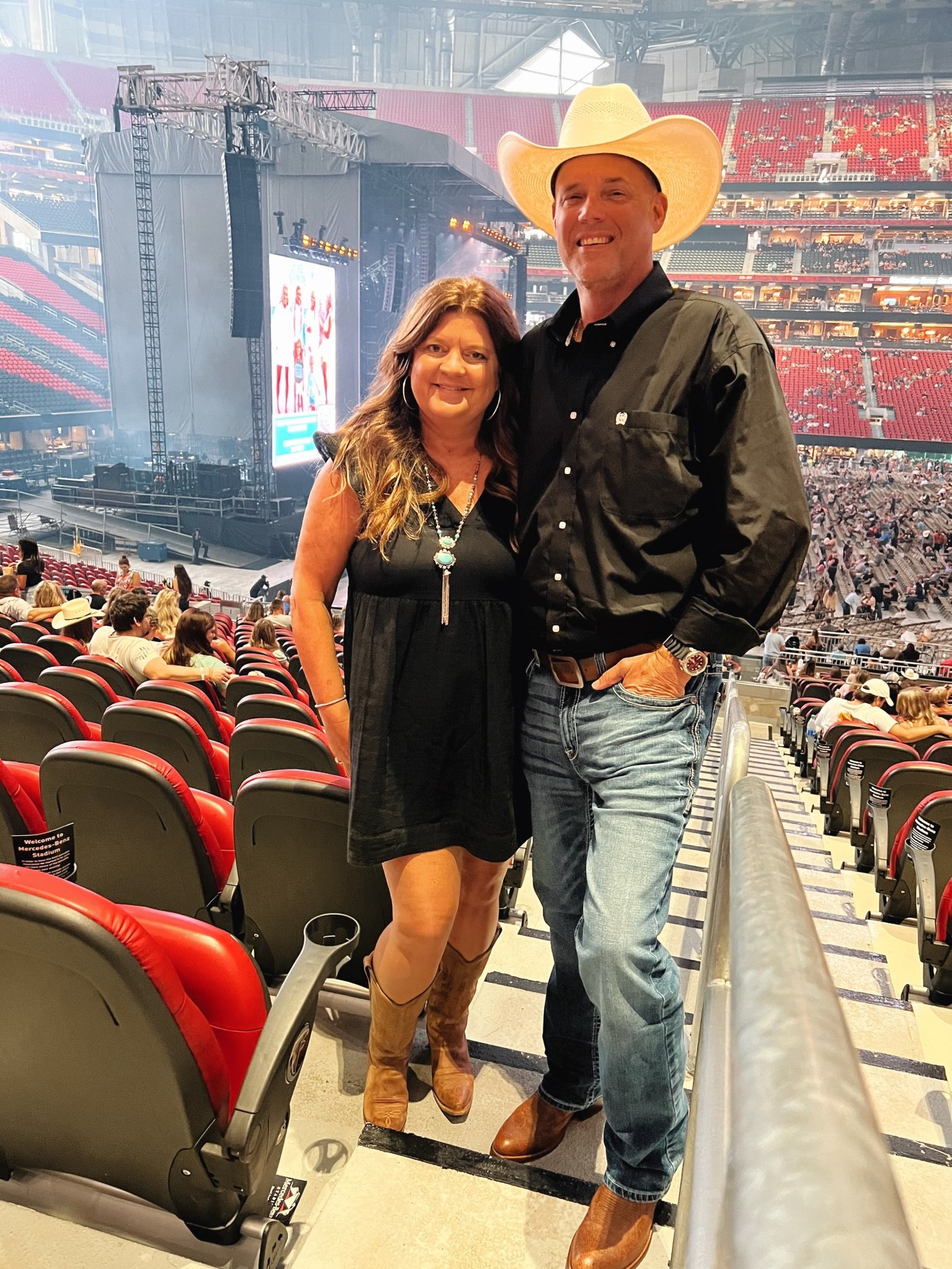 Greg and Karen at a concert together